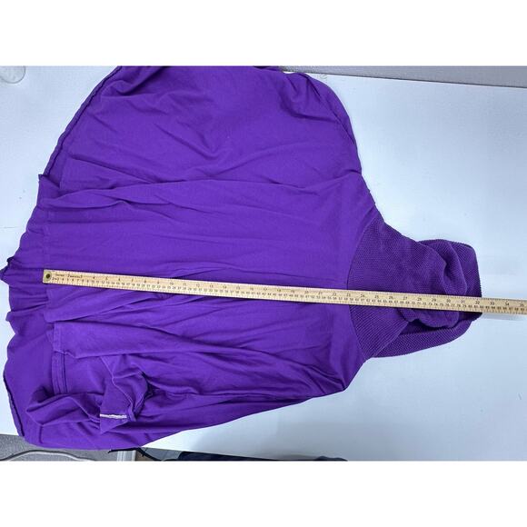 Ardee Womens Poncho Sweater Size Large Purple Crowl Neck Pullover Vintage - Picture 10 of 11